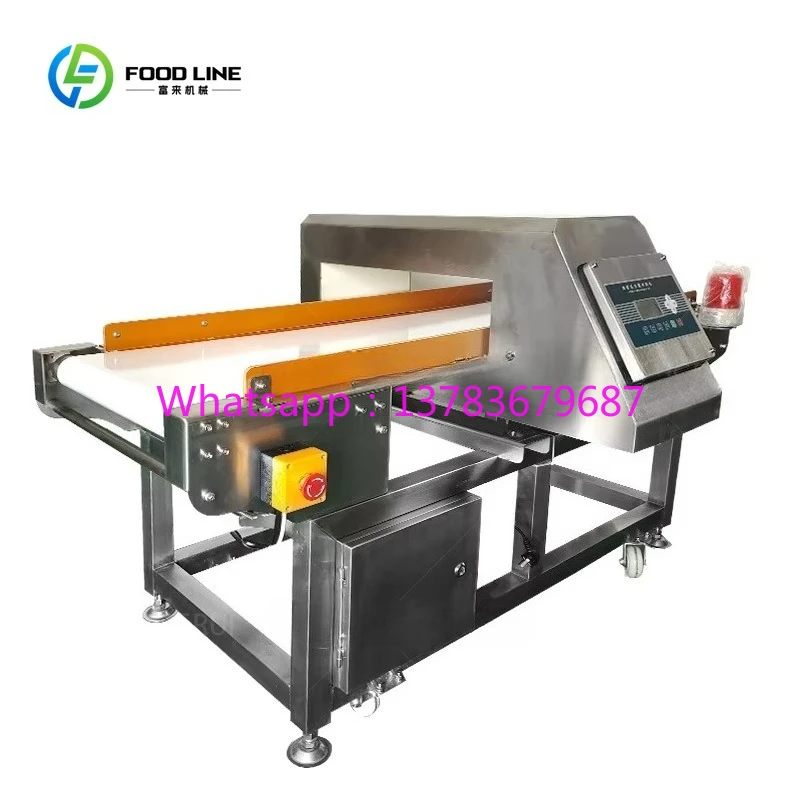 Customized Easy Operation Food Industry Snack Metal Detector with Auto Pusher Metal Detector Food Matel Detector