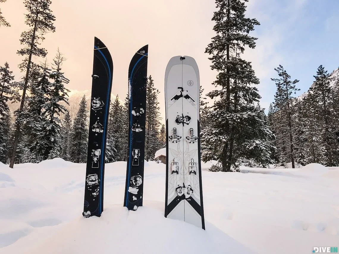 OEM unisex backcountry snowboard splitboards