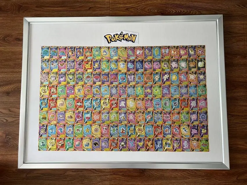 

Набор из 153 коллекционных карточек Pokemon PTCG: Аниме-карточки с героями мультфильмов, подарок на Рождество