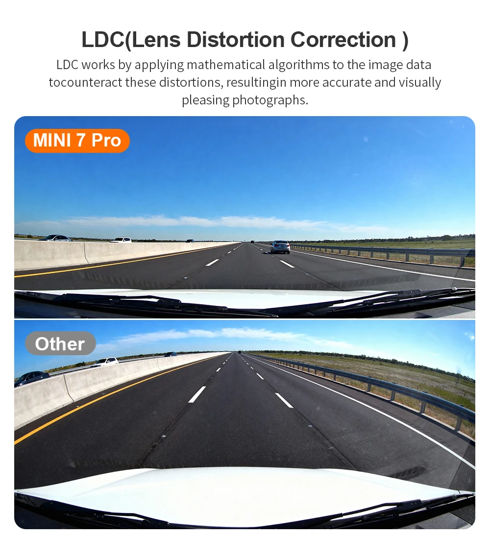 KAWA Dashcam MINI 7 Pro 4K Stealth-Display Sprachsteuerung Superkondensator Dashcam Loop-Aufnahme HDR Auto-DVR Parküberwachung – Detail 16