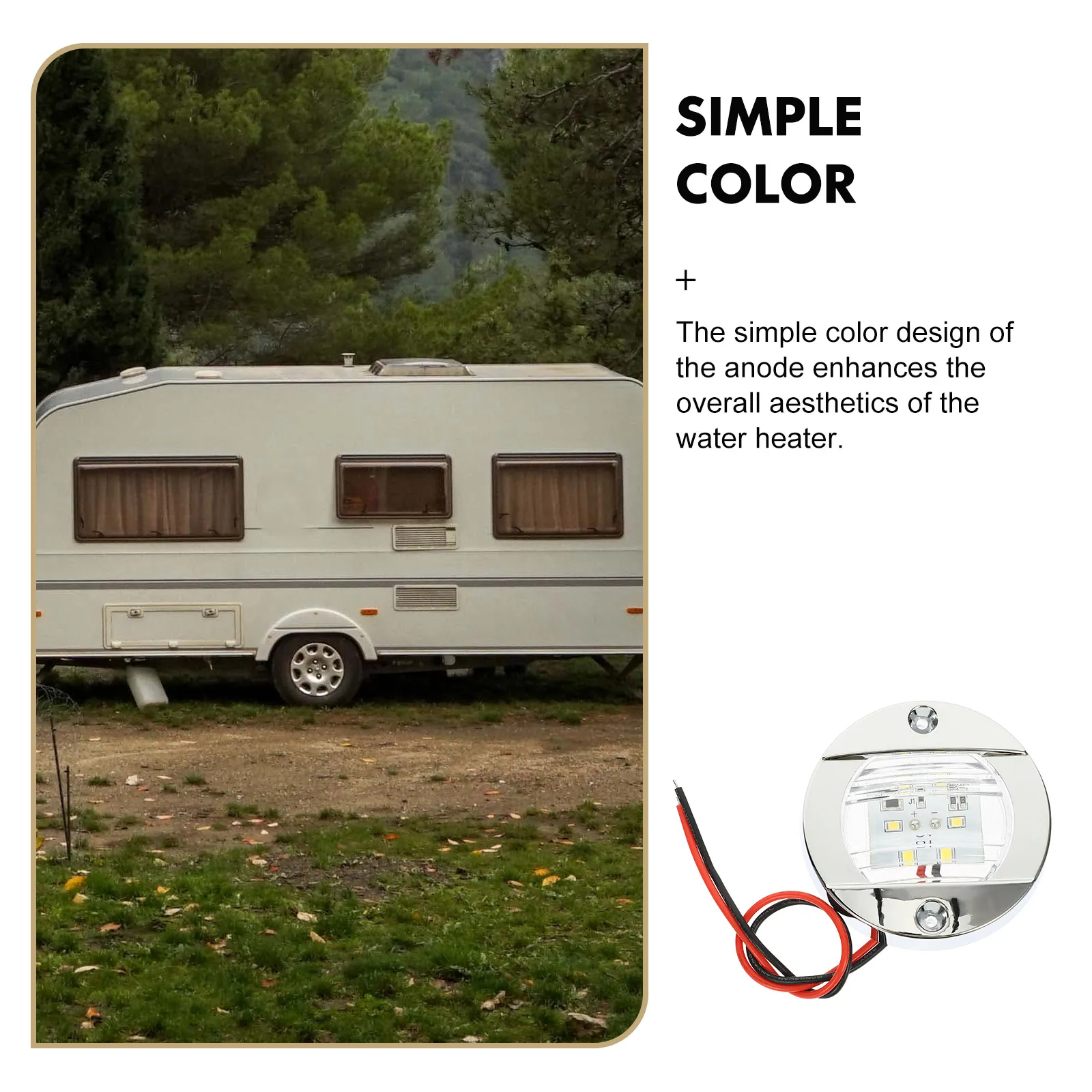 

12V RV Truck Yacht Boat Deck Signal Lights White LED Marine Navigation Waterproof Side Tail Rear Light Accessories