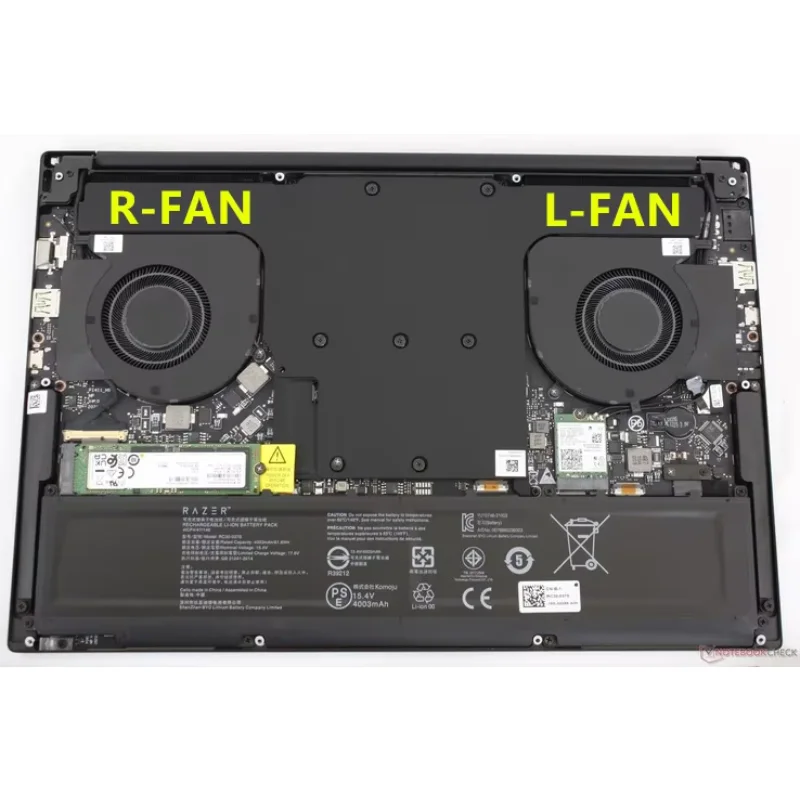 

Для 21 Razer Blade 14 RZ09-0370 усовершенствованный охлаждающий вентилятор для сервера