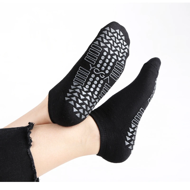 Women Anti-slip Yoga Socks Backless Breathable Sock Ladies Ventilation Ballet Dance Gym Fitness Pilates Cotton Sock