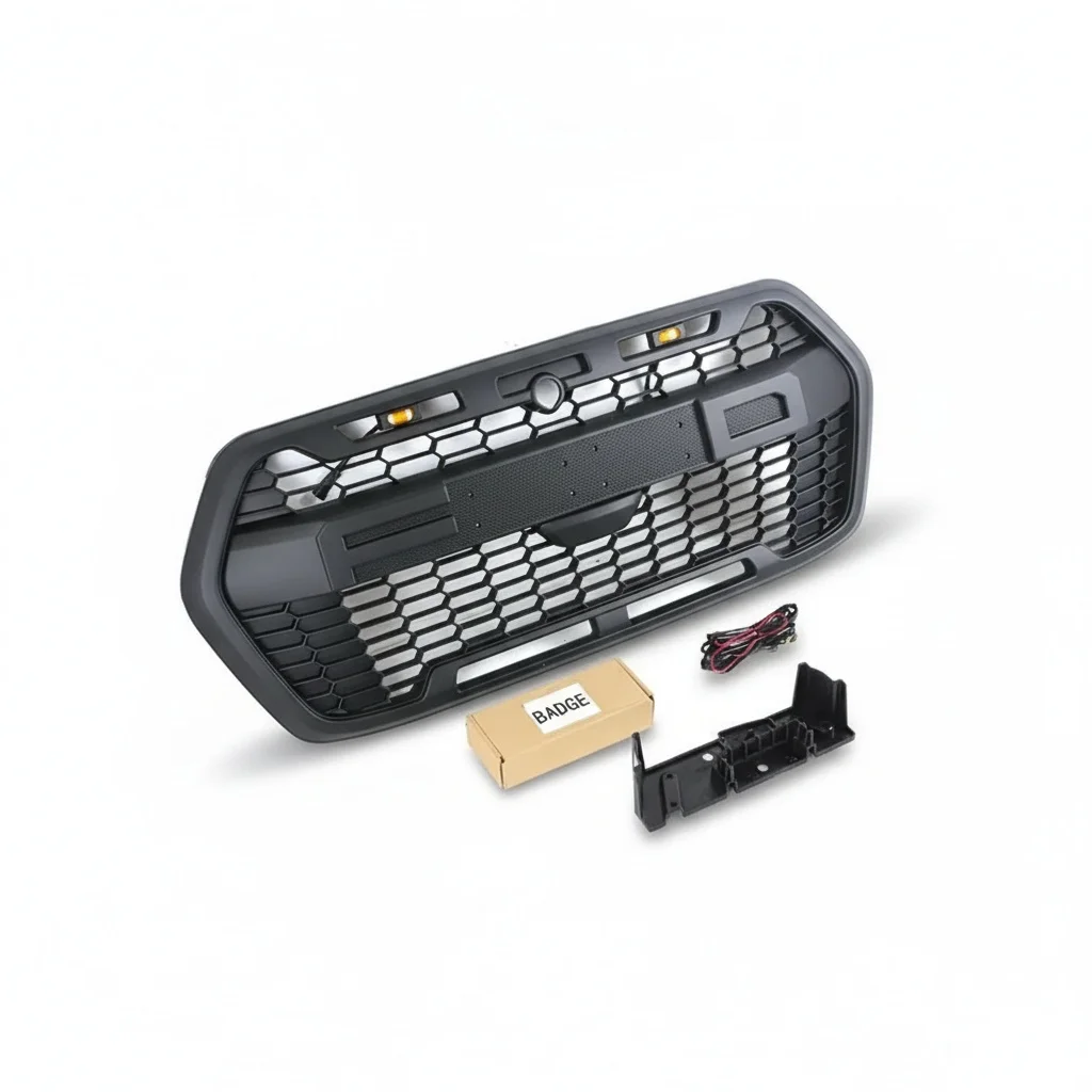 

Front Grille, ABS Plastic Bumper Grille with Baking Varnish Finish, fit for TRANSIT TRAIL MK8 2019-2024 EURO, Ford Transit-350