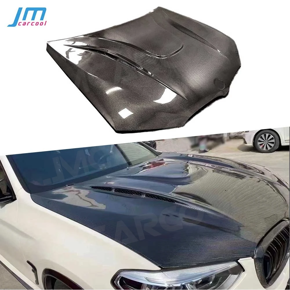 

Carbon Fiber Front Bumper Engine Hood Bonnet Vent Cover for BMW X3 G01 X4 G02 F97 X3M F98 X4M 2019+ FRP Car Body Kit Car Styling