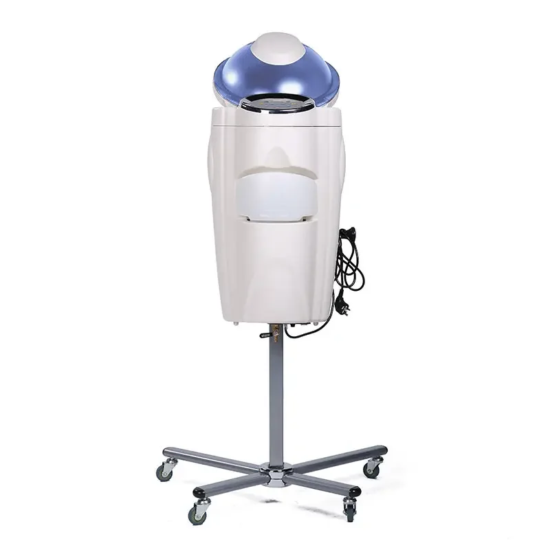 Salon Barber Shop Beauty Hair 2 Colors LED Light Infrared Micro Mist Hair Steamer O3 Ozone, Hair Mist Steamer