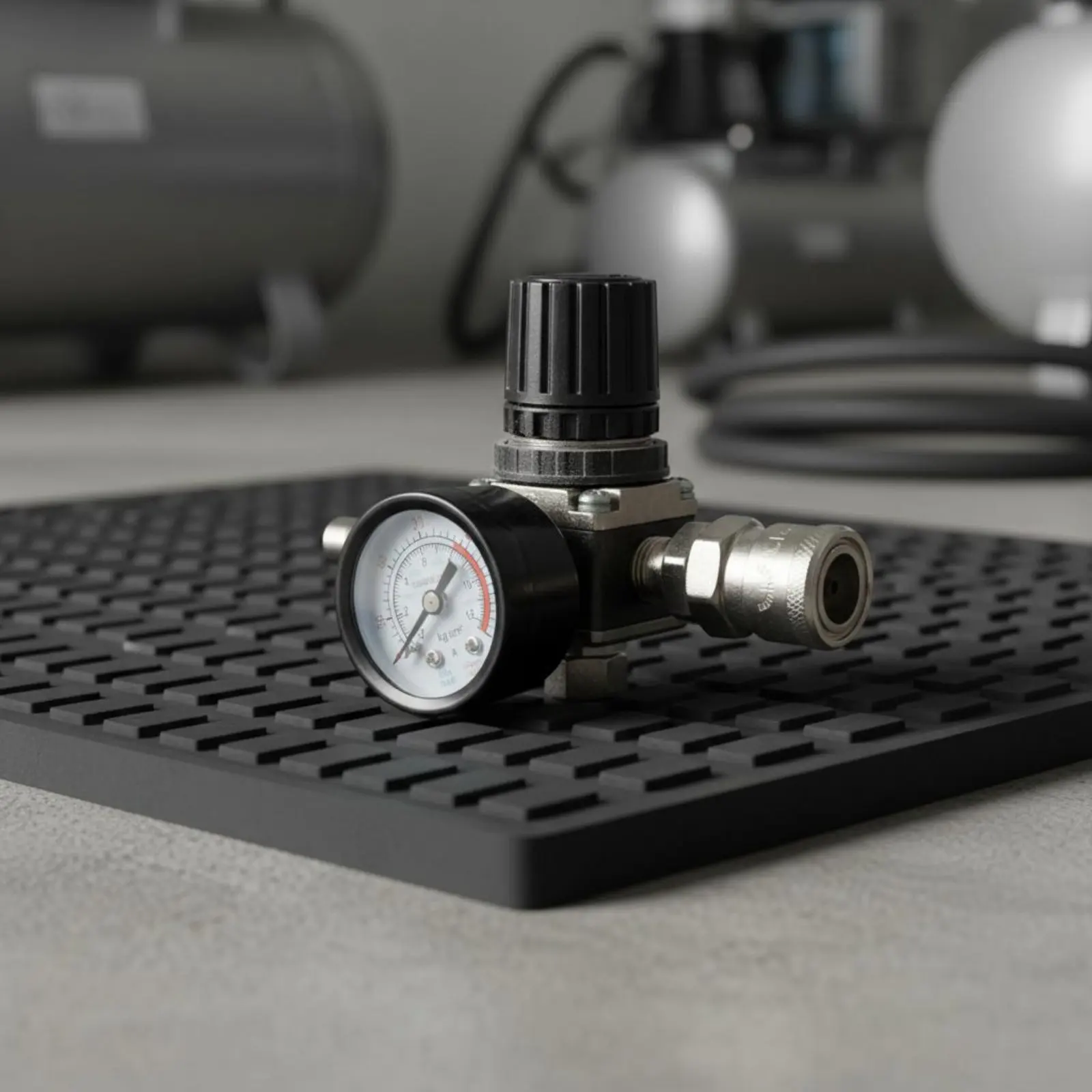 Air Compressor Pressure Regulator Quick Connect Fittings Compressor Gauge Regulator Pressure Reducer Valve Easy to Install
