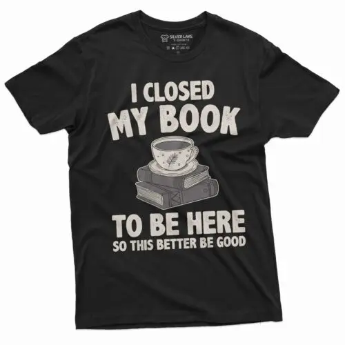 I closed my book T-shirt funny book reading gift tee shirt back to school tee