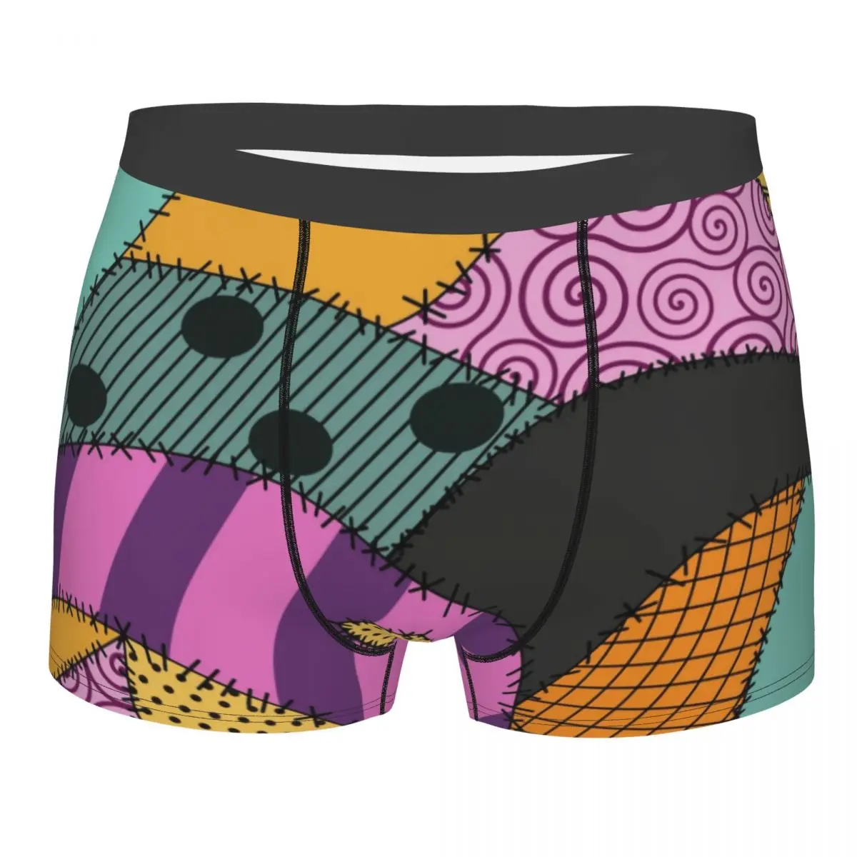 

Мужское нижнее белье Sally Ragdoll, сексуальные трусы-боксеры с принтом на заказ, с изображением Тима Бертона, рождественские, в стиле фильма ужасов