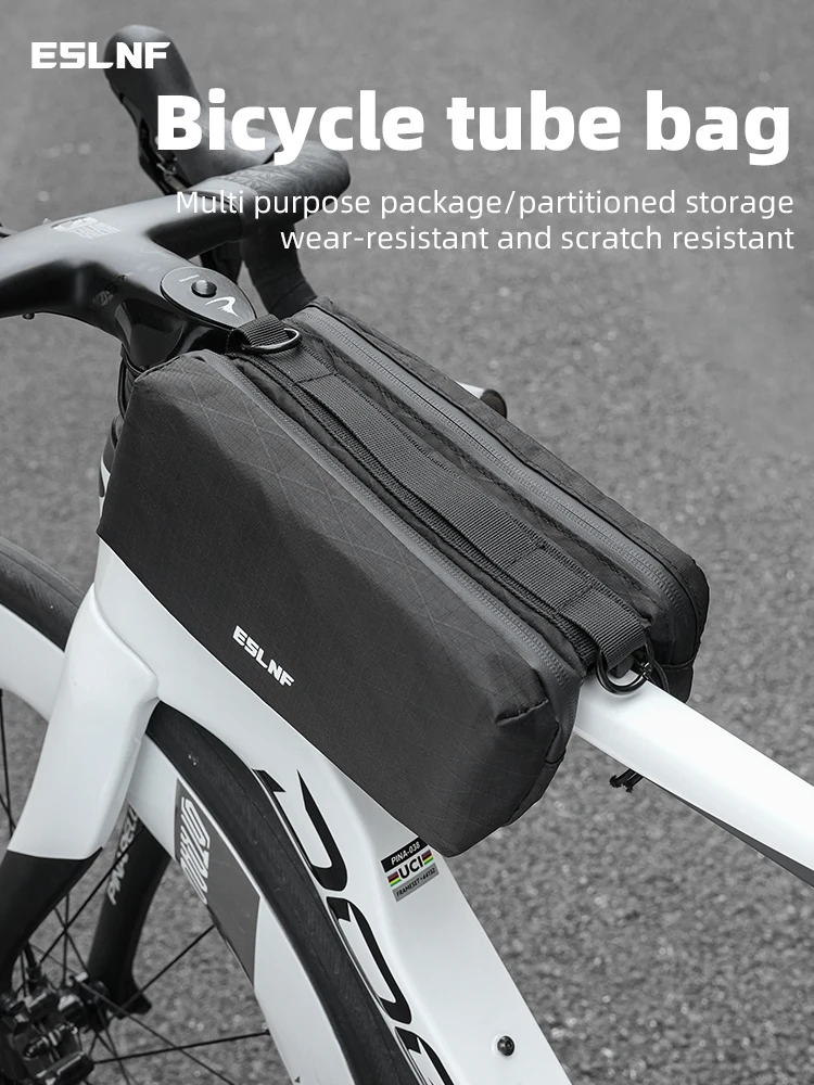 AliExpress ESLNF Multifunction Bike Top Tube Phone Bag Front Frame Storage Mountain Bicycle Shoulder Bags Large-sized Bcycle Bag