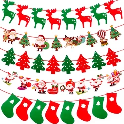 Christmas Banner Garland Merry Christmas Decoration for Home 2025 Navidad Noel 2025 Christmas Ornaments Xmas Decor New Year 2026