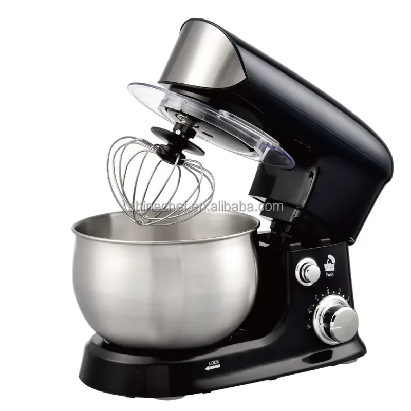 Batidora Amasadora Shinechef Multi 700W con Motor, 3 Litros, para Masa y Pasteles, Máquina de Cocina Automática Pequeña, Batidora de Alimentos
