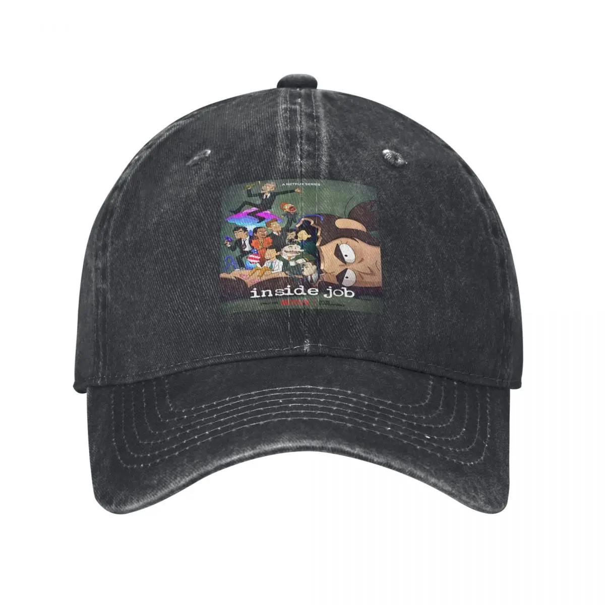 Comic Baseball Cap Men Hats Women Visor Protection Snapback Inside Job Caps