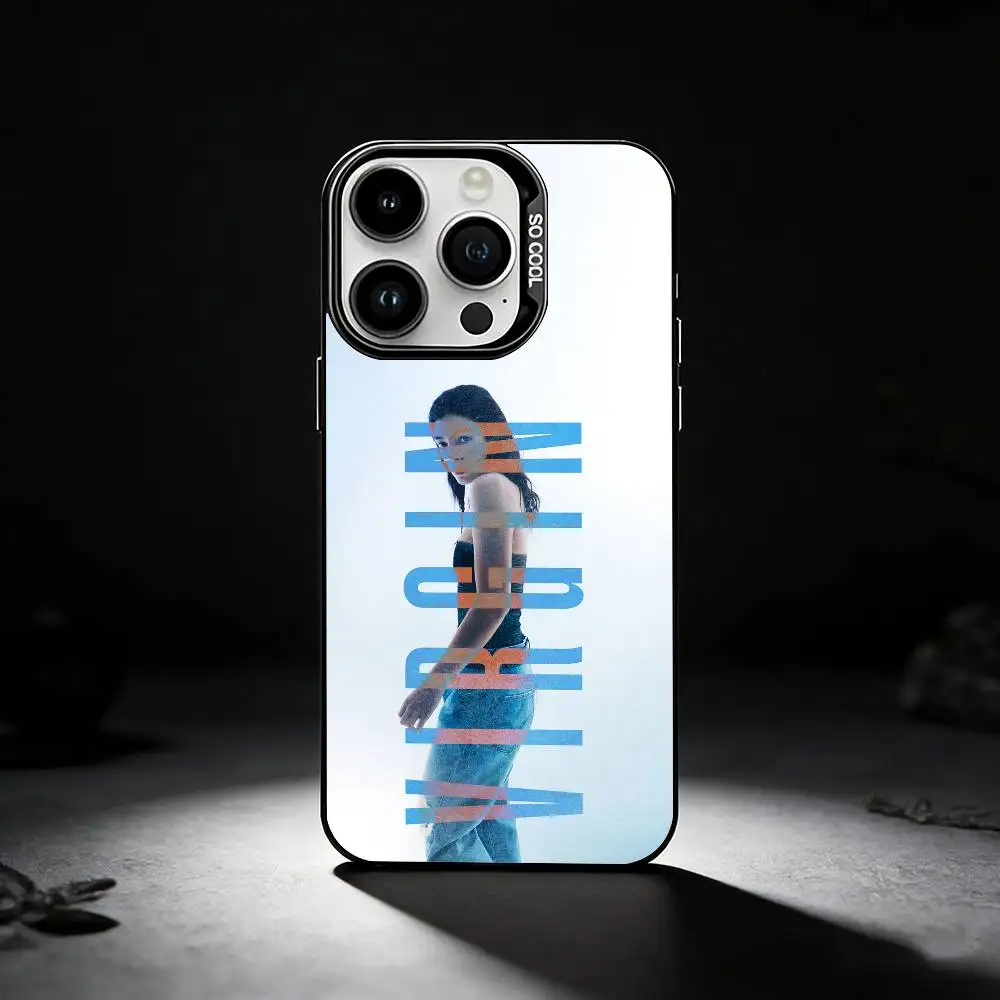 حافظة هاتف S-Singer L-Lorde V-Virgin لهاتف iPhone 17,16,15,14,13,12,11 Plus، Pro Max، XS، حافظة هاتف فضية ملونة #2