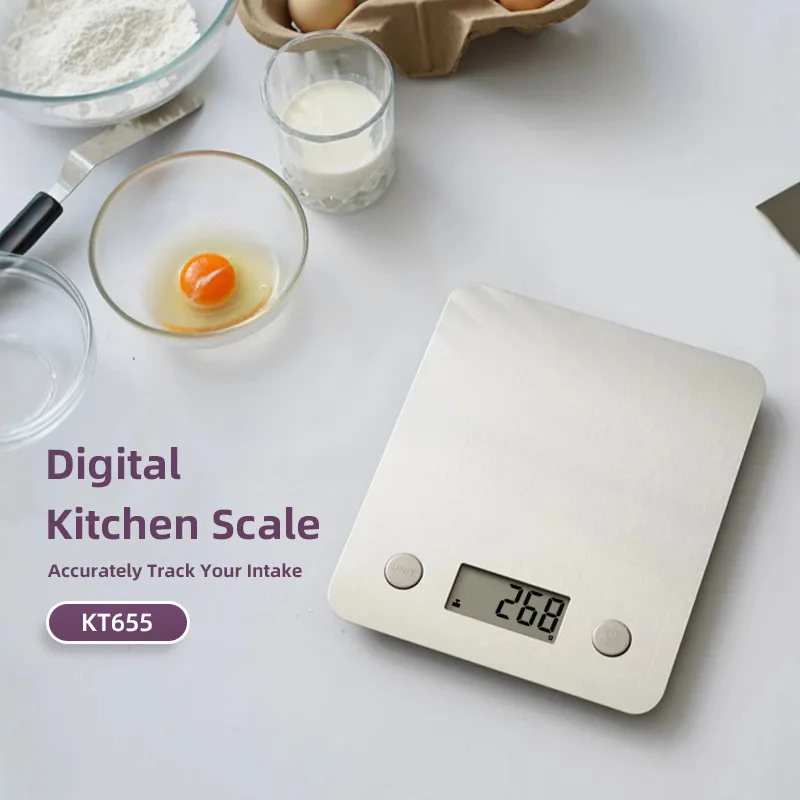 

For Portable Home Bluetooth Kitchen Scale Small Convenient High Precision Food Weighing Kitchen Scale