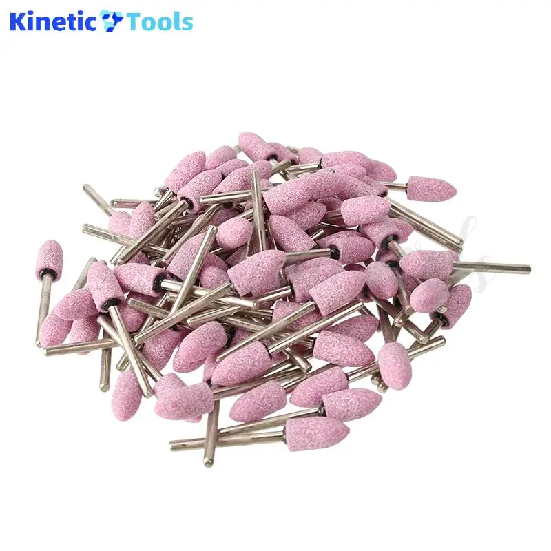 

100pcs/set Drill Grinding Head Tool Assorted Ceramic Mounted Point For Dremel Mini Drill Rotary Tools Abrasive Mounted Stone 8mm