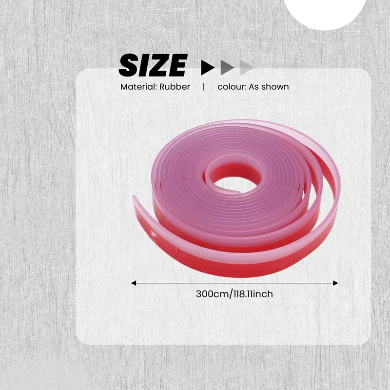 FYBL 4pcs 300cm Guide Splinter Guard Replacement Strip for Track Saw Guide Rail Splinter Guard Power Tool Accessories