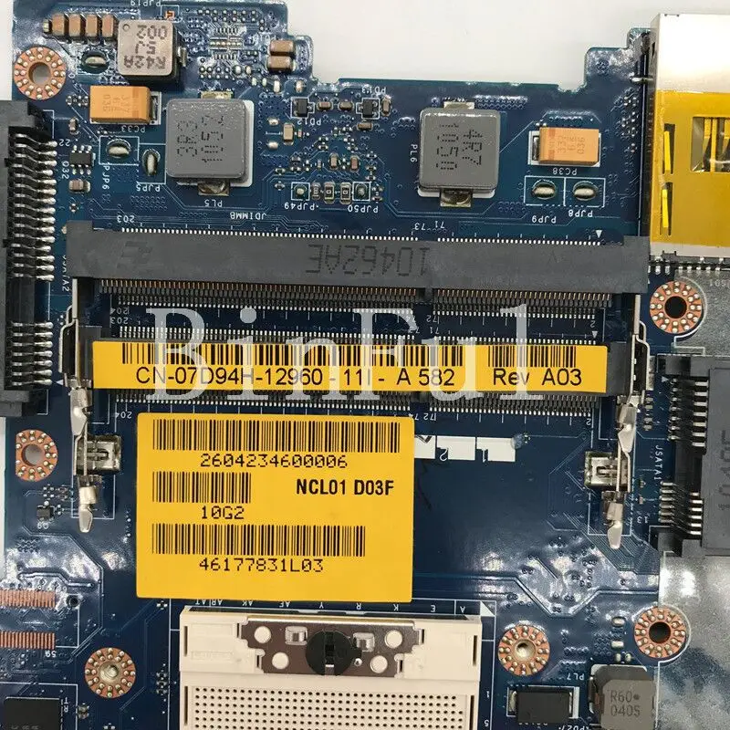 Placa base CN-07D94H para ordenador portátil, placa base para DELL E6410, N10M-NS-S-B1, NCL01, LA-5472P, 100%, completamente probada, funciona bien, 07D94H, 7D94H