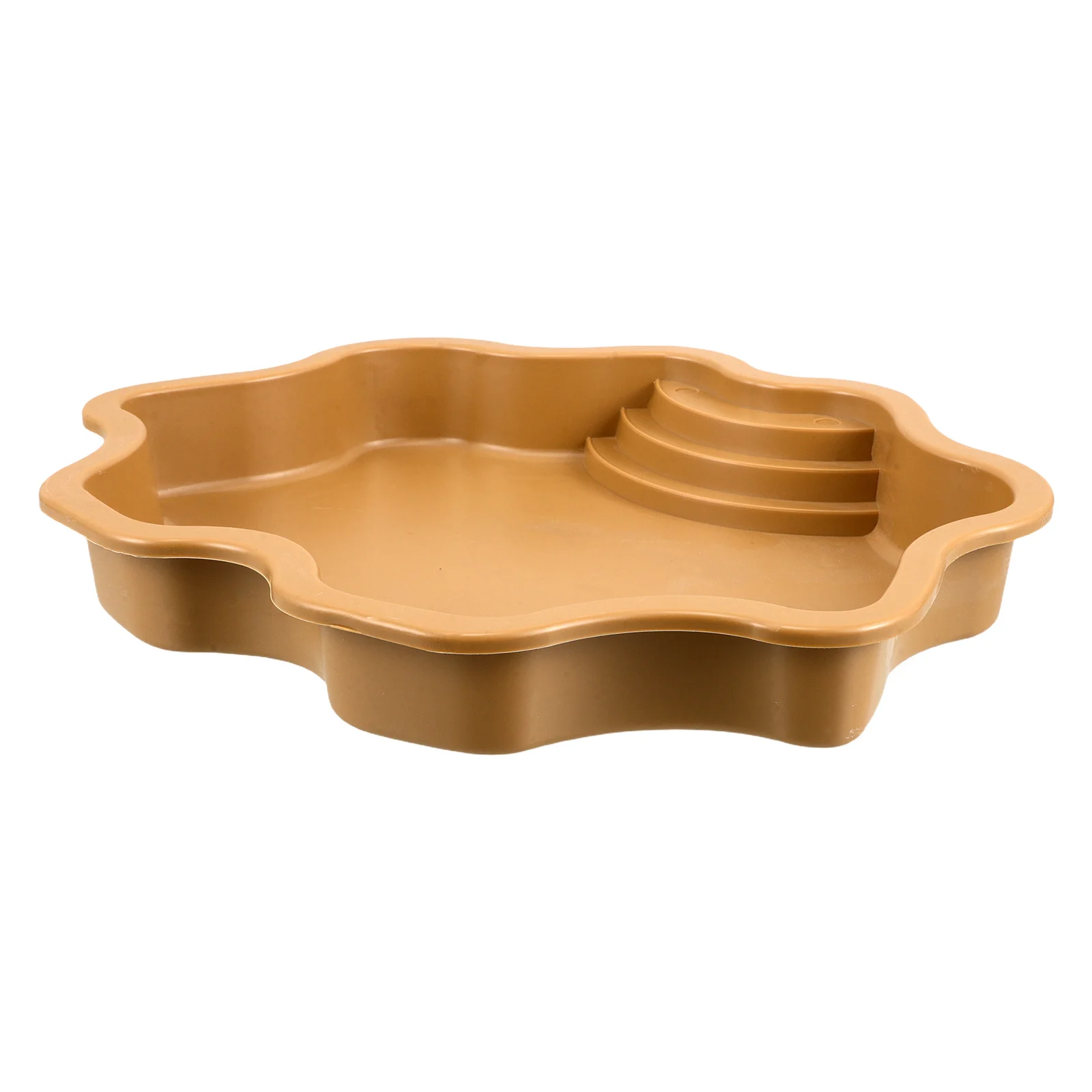 حوض نقع الزواحف السلحفاة السحلية حمام السباحة متعدد الوظائف متين وسهل التنظيف ملحقات الموئل الداخلي والخارجي