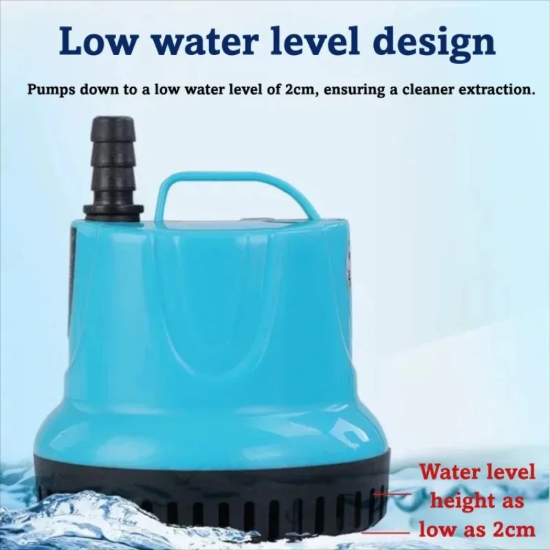 

Anti-dry-burning Oval Water-absorbing Aquarium with Handle Bottom Water Inlet Household Small Submersible Pump