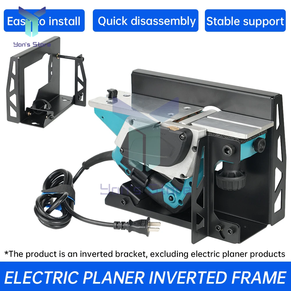 Elétrica Carpintaria Planer Stand Decoração Portátil Carpintaria Ferramentas Casa