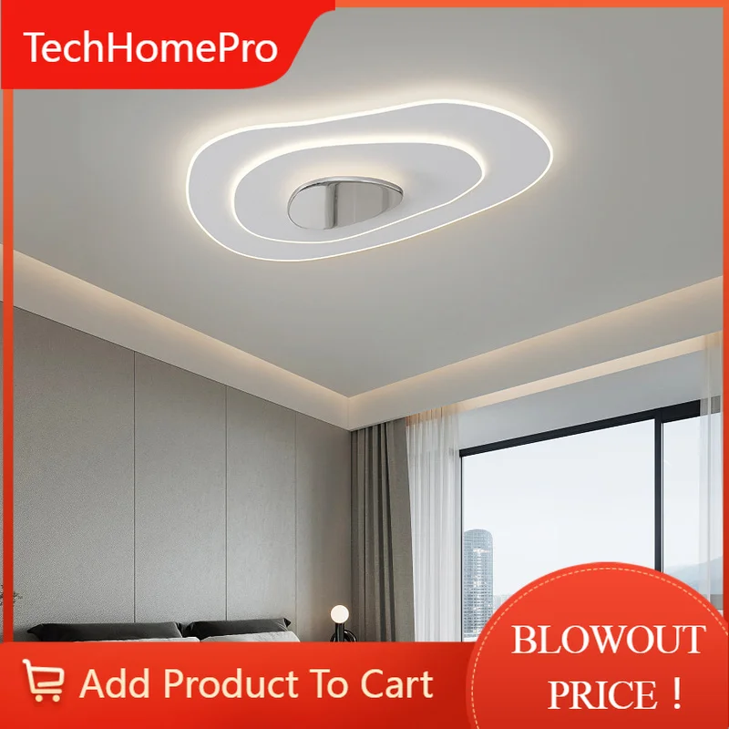TechHPNordic Ceiling Light Modern LED Simple Lamps For Living Room Bedroom Study Restaurant Home