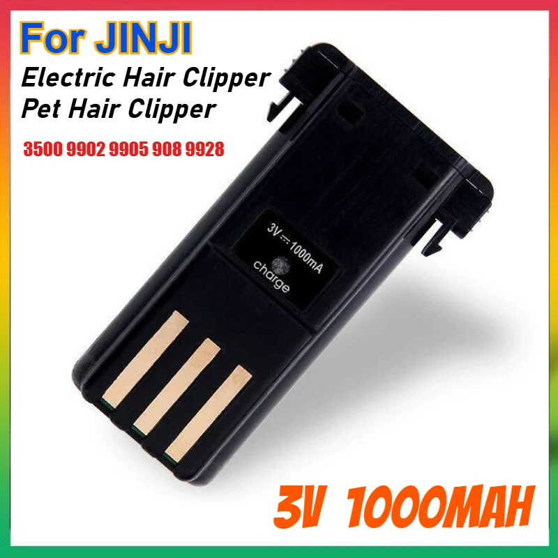 

1000mAh NI-CD Rechargeable Batteries For JINJI 3500 9902 9905 908 9928 Electric Hair Clipper Pet Hair Clipper Power Accessories