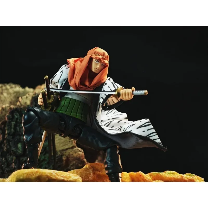 One Piece 1/12 Maßstab Handgefertigtes Piratenjäger Roronoa Zoro Klassisches Hemd-Set für SHF Actionfiguren-Körper – Detail 4