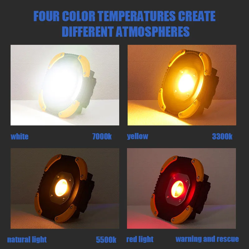 COB Rechargeable Lantern Multi-function Portable Flashlight Pocket Work Light Outdoor Camping Fishing LED Light Bottle Opener