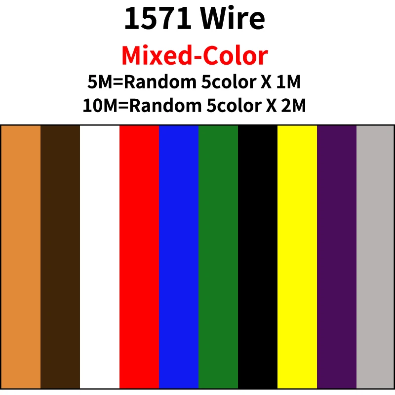 5M/10M Kupferdraht 32 30 28 26 24 22 20 18 16 AWG Umwelt-PVC-isoliertes verzinntes UL1571 DIY-Linien-LED-Elektronikkabel
