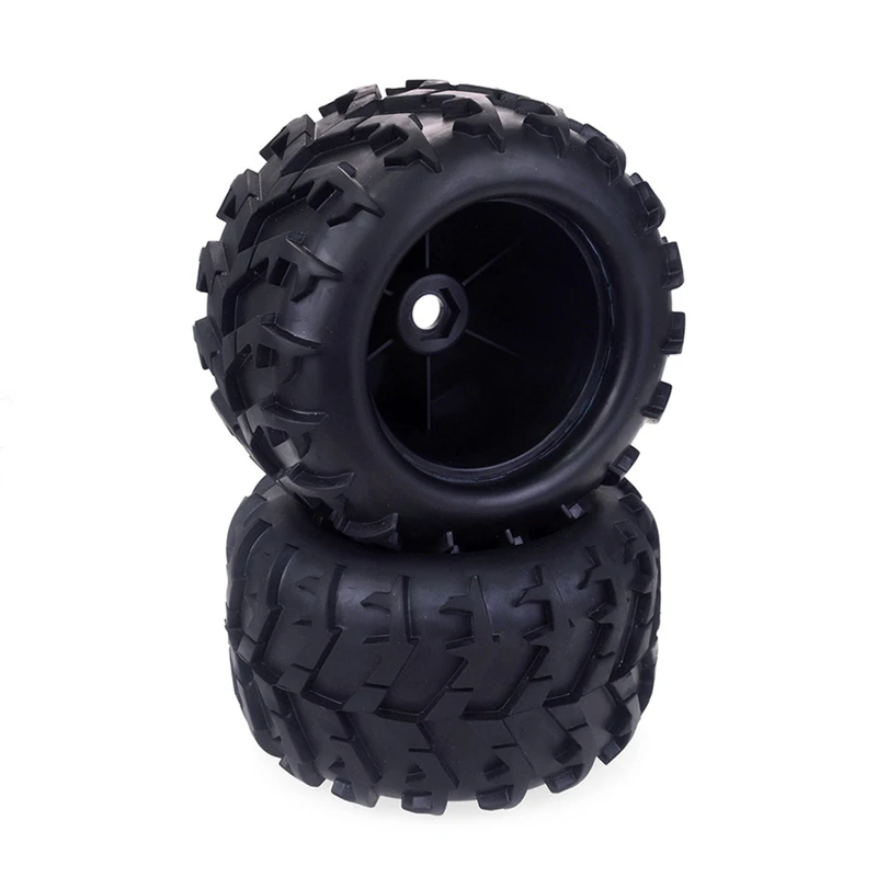 2Pcs 1/8 Remote Control Car Racing Tires Friction Durable Rally Tires Outdoor Sports Car Tires Replacement