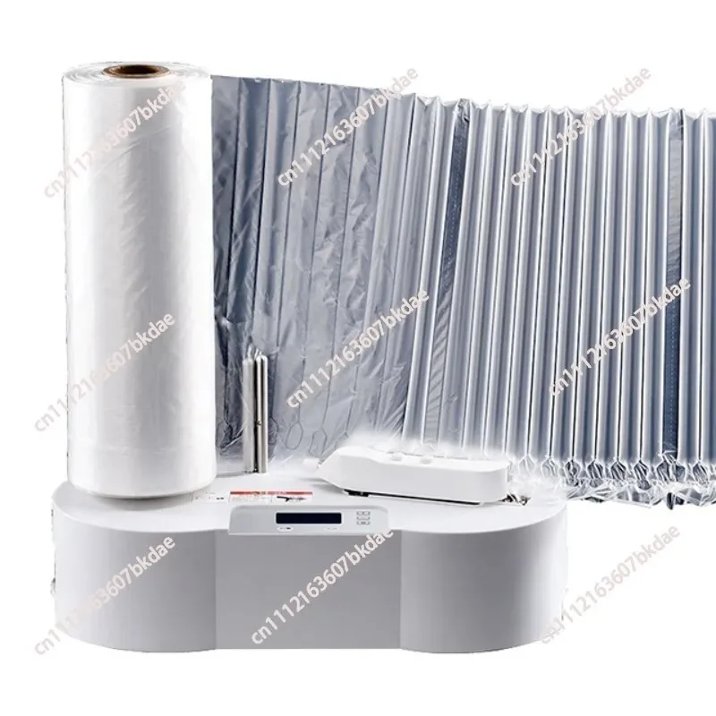 Automatic filling Air Pillow Hoist film air Column Bag Inflator  air Pillow Cushion Bubble Wrap Maker Machine Protector Film