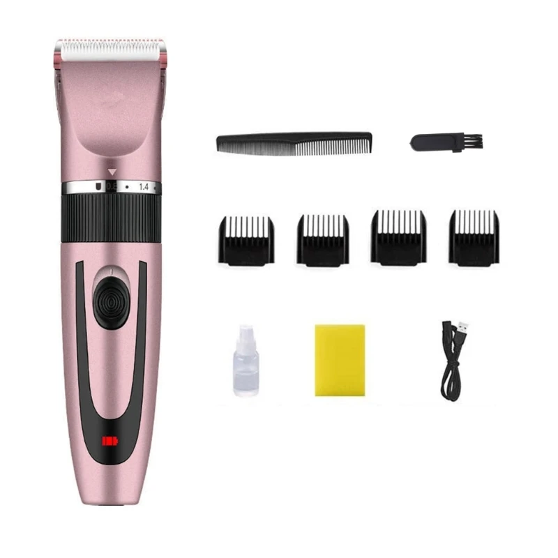 Powerful Professional Hair Trimmer Push Shear Electric Rechargeable Barber Haircut Machine Beard Trimmer Shaver