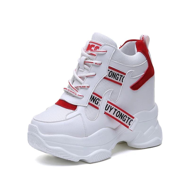 

Новинка 2026, уличные кроссовки высокого качества на массивной платформе, женская повседневная обувь на очень высоком каблуке, женские ботинки, увеличивающие рост, Mujer