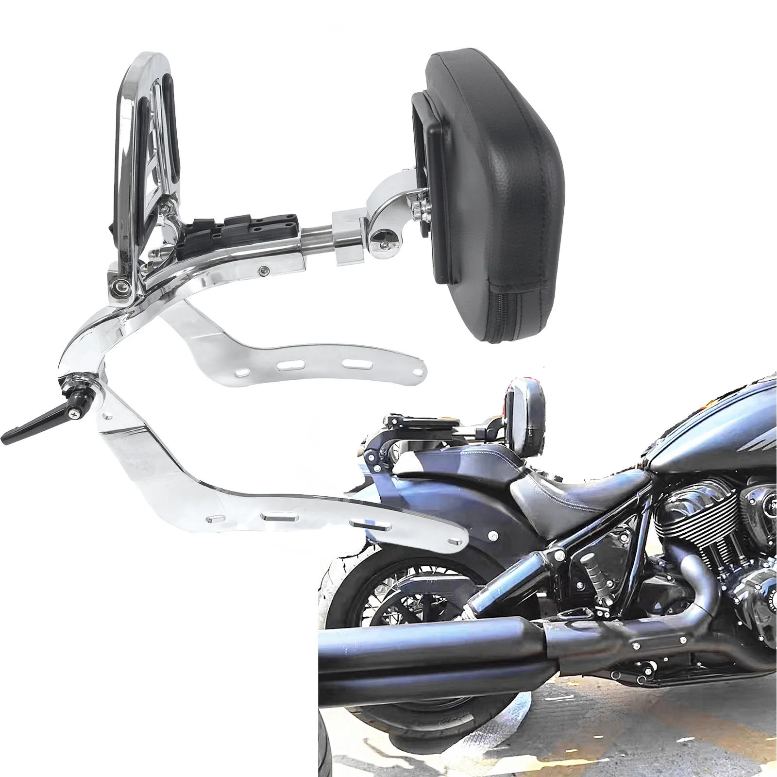 

Motorcycle Rear Backrest Sissy Bar for Indian Motorcycle Super Chief Limited Sport Chief Chief Bobber Dark Horse 2021-2025
