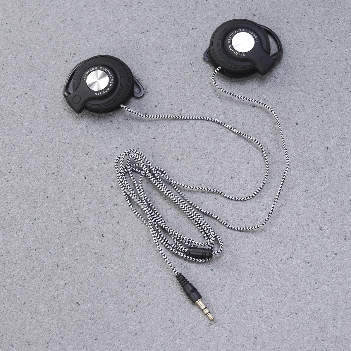

Earhook Headphones Wired Earbuds Clip On Stereo Headset 35mm Durable Cable Comfortable Ear Pad For Mp3 Phone Computer