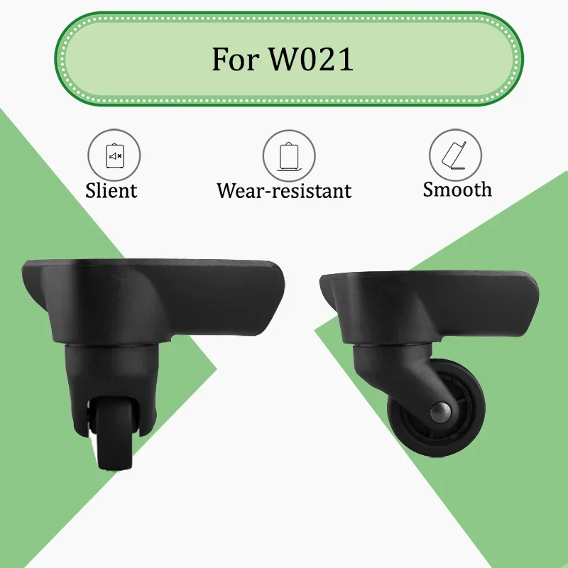 For W021 Universal Luggage Wheel Replacement - 360° Silent Swivel Wheel - Durable Material - Fits Most Suitcases
