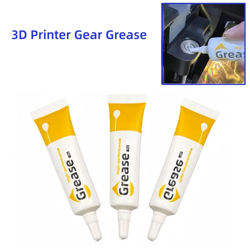 3D Printer Grease Lubricating Oil, Reduce Noise Good for Creality Ender3 Bambu Lab P1 X1 Elegoo Anycubic 3D Printer Accessories