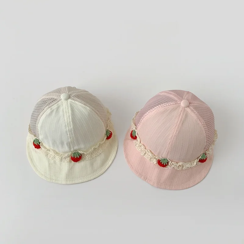 bone-de-beisebol-infantil-de-verao-2026-com-renda-de-morango-e-protecao-uv-para-meninas-de-2-a-5-anos-estilo-doce-chapeu-de-sol-infantil