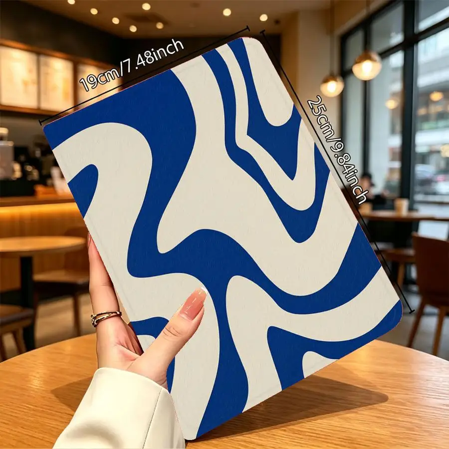 Case for Xiaomi Pad 6s Pro 7 Ultra Pad 5 6 7 8 Pro Redmi Pad SE K Pad 8.8 9.7 12.4 Inch with Pencil Slot Fluid Art Pattern Print