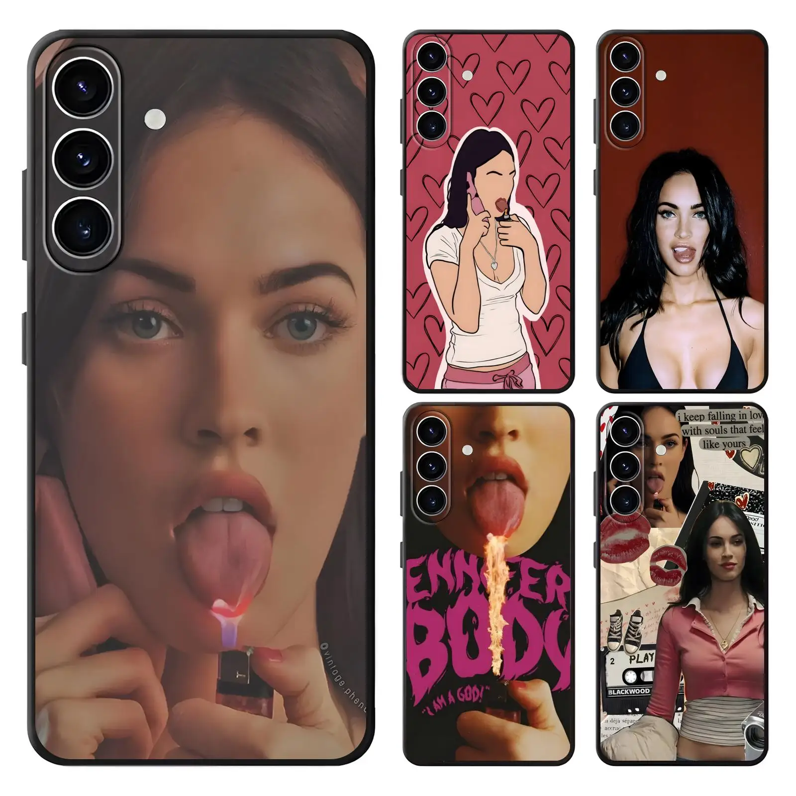 Jennifers Body Megan Fox  Phone Case For Samsung A57 A56 A37 A27 A17 A36 A26 A55 A35 Anti-Drop Soft Black Case