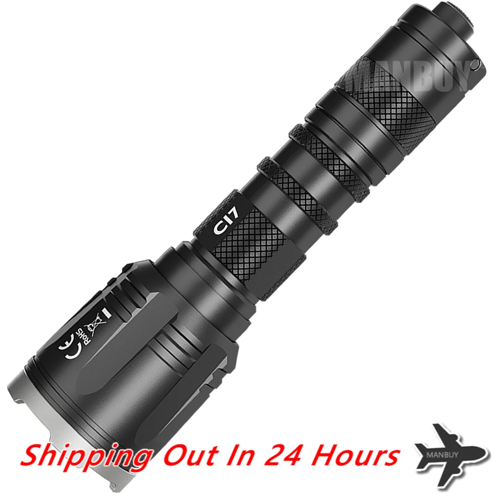 NITECORE CI7 9+ Modes 2500 Lumens 8x LEDs 7000mW IR Flashlight Dual Beam Switching Outdoor Camping Hunting Without 18650 Battery