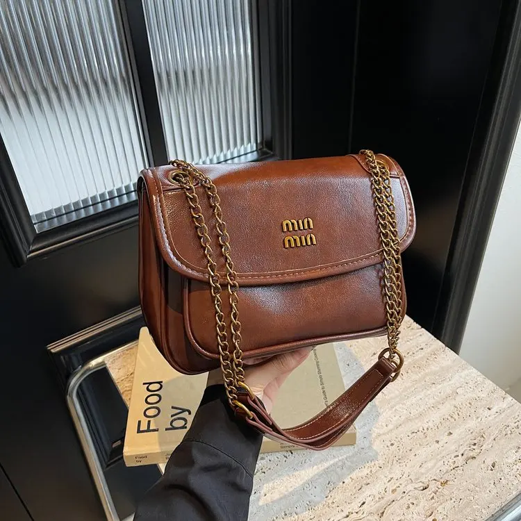 

Минималистичная модная сумка для подгузников, женская сумка через плечо, дизайнерская сумка-мессенджер, элегантная кожаная сумка-тоут большой вместимости.