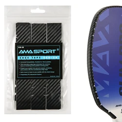 AMASPORT Thickened Pickleball Paddle Protection Tape Paddle Edge Guard Head 3K Textured Tape Protector Pickle ball Accessories
