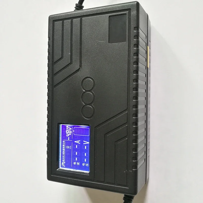 13S 14S 16S 17S 20S 24S 54.6V 67.2V 84V Lithium Battery Charger 48V 60V 72V lifepo4 battery Charger with LCD Display Screen