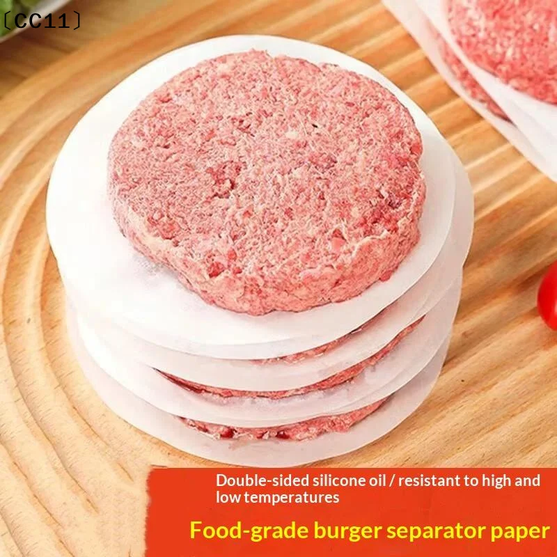 50pcs Non-Stick Hamburger Patty Separators Perfect For BBQ Meat Patties More For Restaurants〔CC11〕