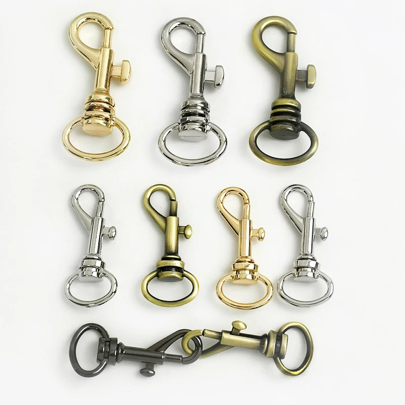

5/10Pcs Metal Swivel Lobster Clasp Bag Strap Snap Hook Connect Buckle Dog Collar Trigger Clip Buckles Keychain DIY Accessories