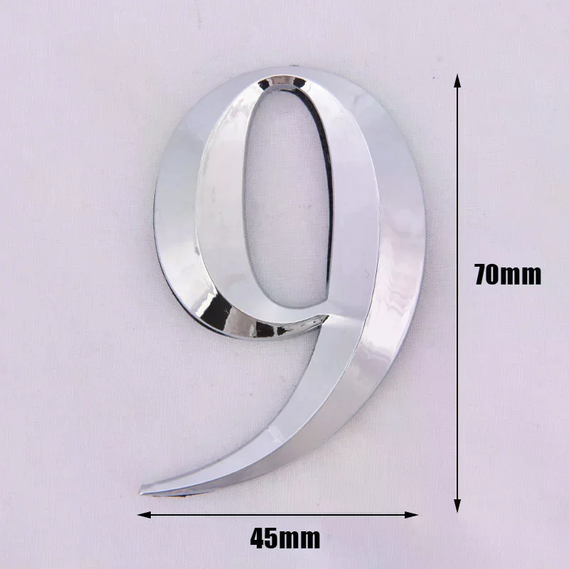 علامة رقم الباب ذاتية اللصق رقم المنزل أرقام شقة مكتب الفندق ملصق #5