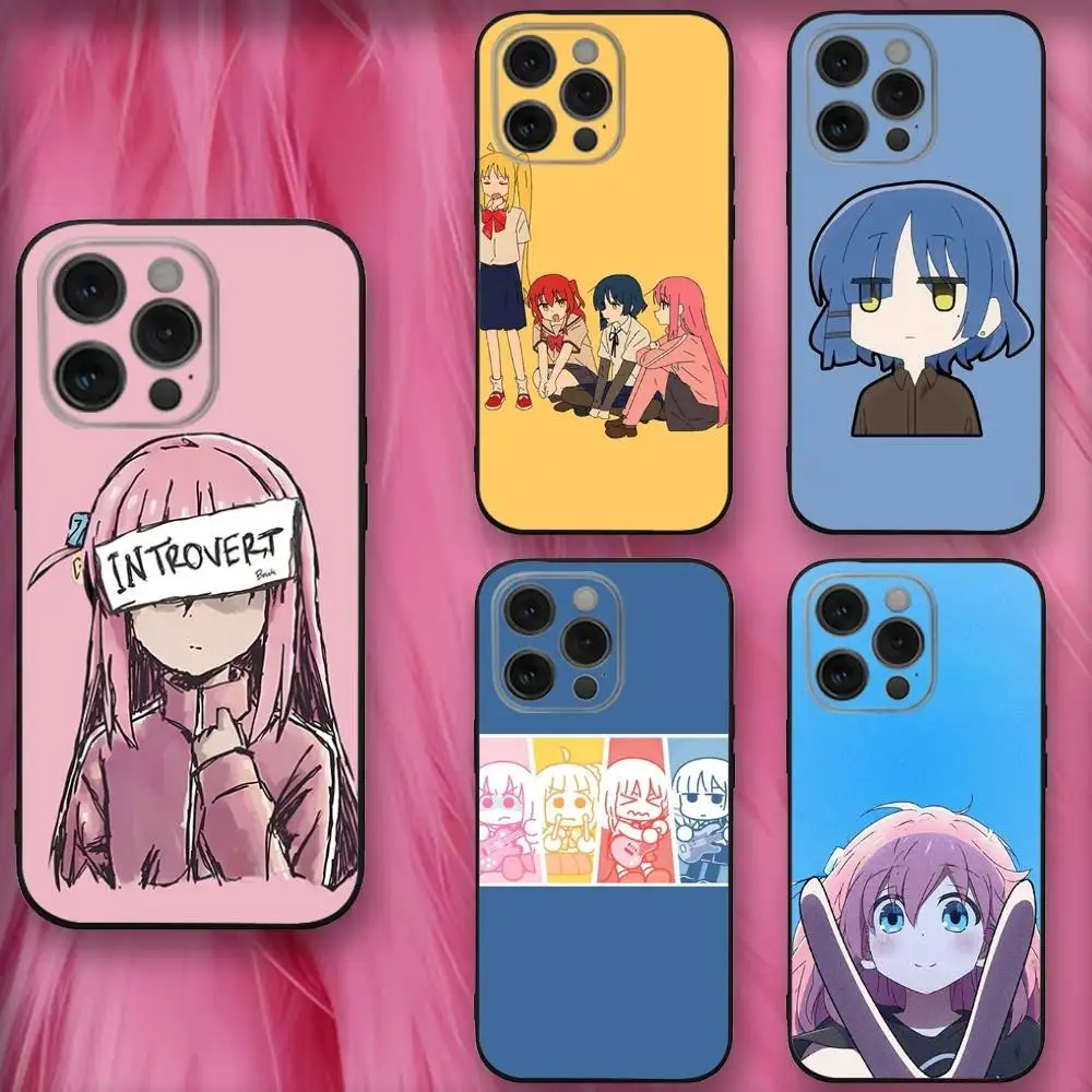 

Anime B-Bochis The R-Rock Phone Case For iPhone 16,se4,15,14,13,12,11,Pro,X,XS,Max,XR,Plus,Mini Soft Black Cover