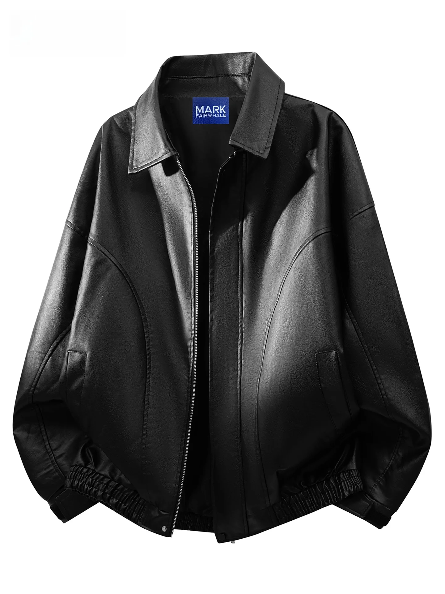 

Мужская модная свободная кожаная куртка Mark Fairwe в стиле ретро, зимняя верхняя одежда из искусственной кожи, с длинными рукавами, ветрозащитная, теплая, утолщенная